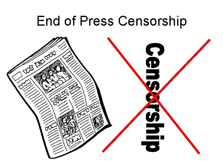End of Press Censorship 