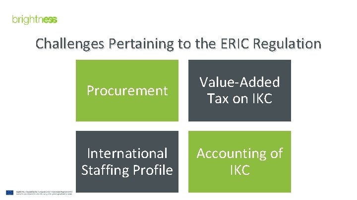 Challenges Pertaining to the ERIC Regulation Procurement Value-Added Tax on IKC International Staffing Profile