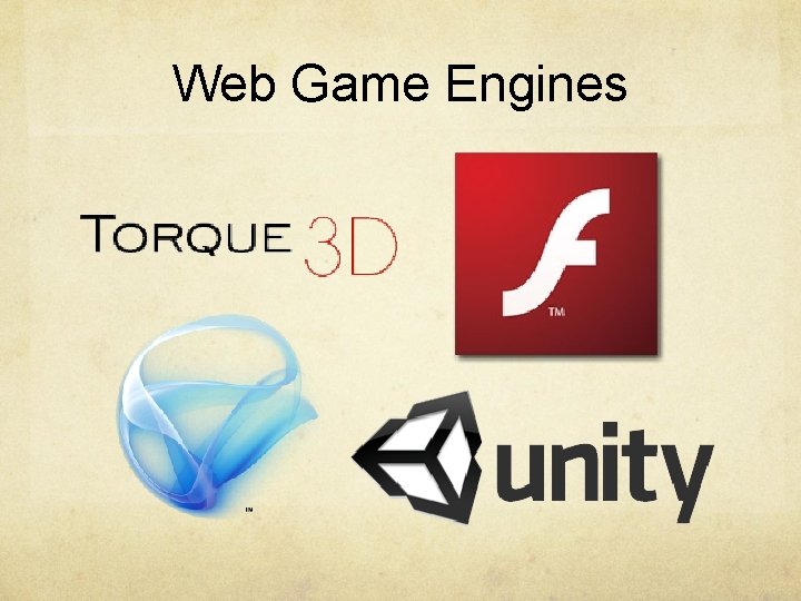 Web Game Engines 