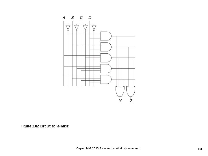 Figure 2. 82 Circuit schematic Copyright © 2013 Elsevier Inc. All rights reserved. 83 Figure 2. 82 Circuit schematic Copyright © 2013 Elsevier Inc. All rights reserved. 83