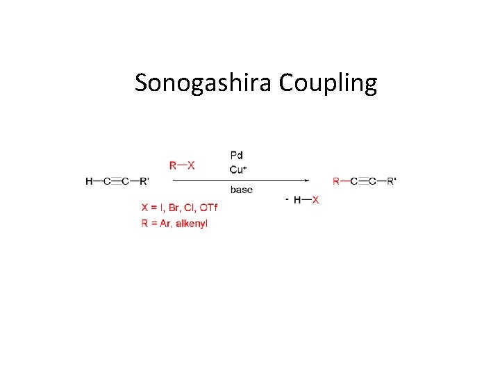 Sonogashira Coupling 