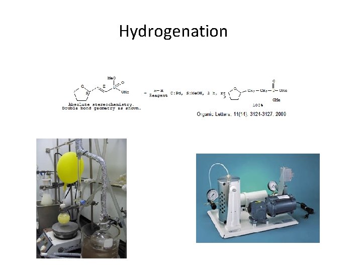 Hydrogenation 
