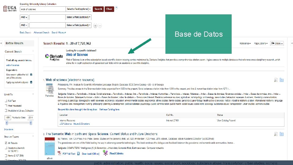 Base de Datos 15 | discovery. ebsco. com 