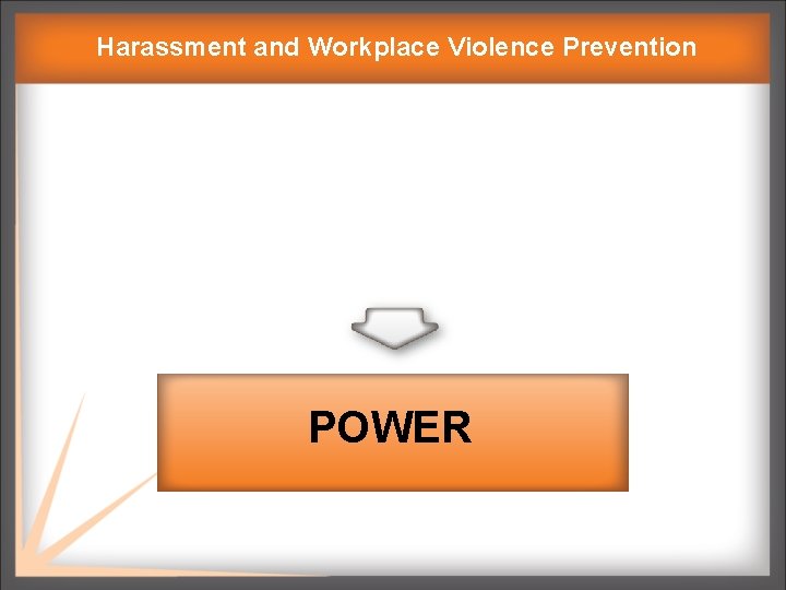 Harassment and Workplace Violence Prevention POWER 