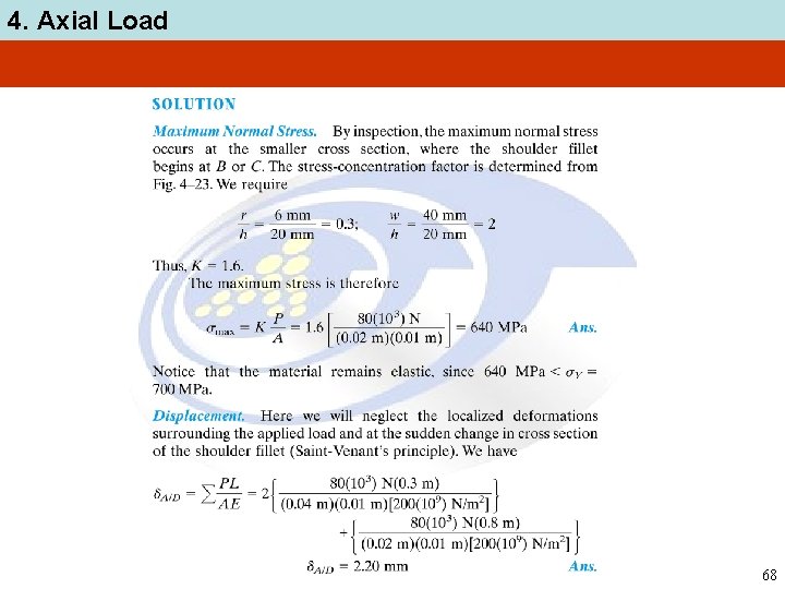4. Axial Load 68 