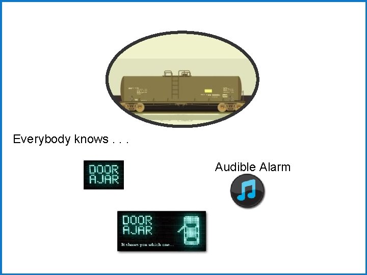 Everybody knows. . . Audible Alarm 