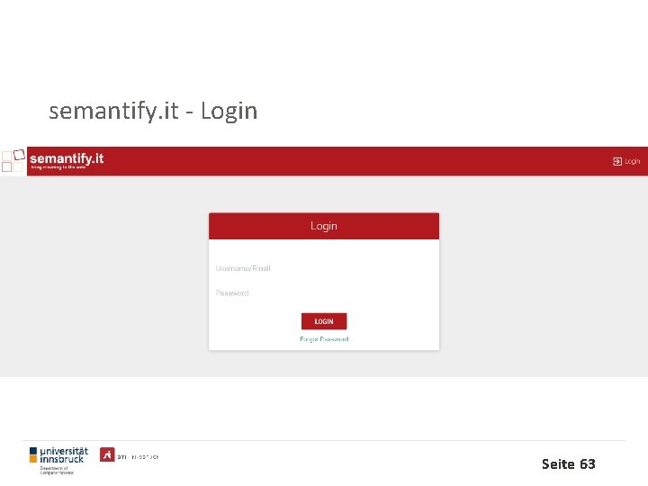 semantify. it - Login Seite 63 