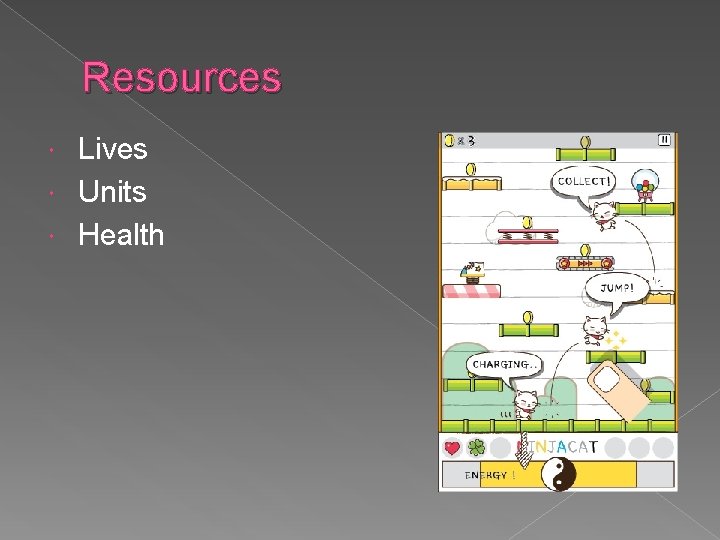 Resources Lives Units Health 