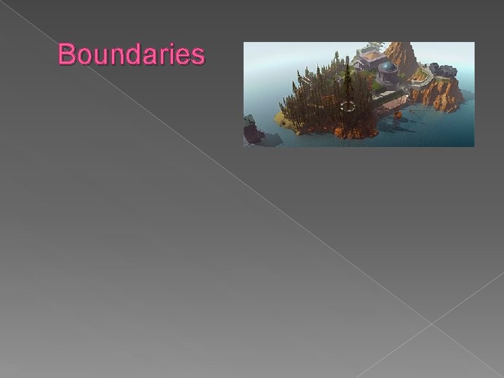 Boundaries 