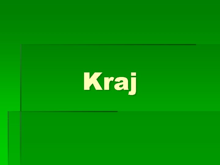 Kraj 