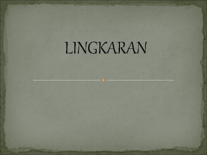 LINGKARAN 