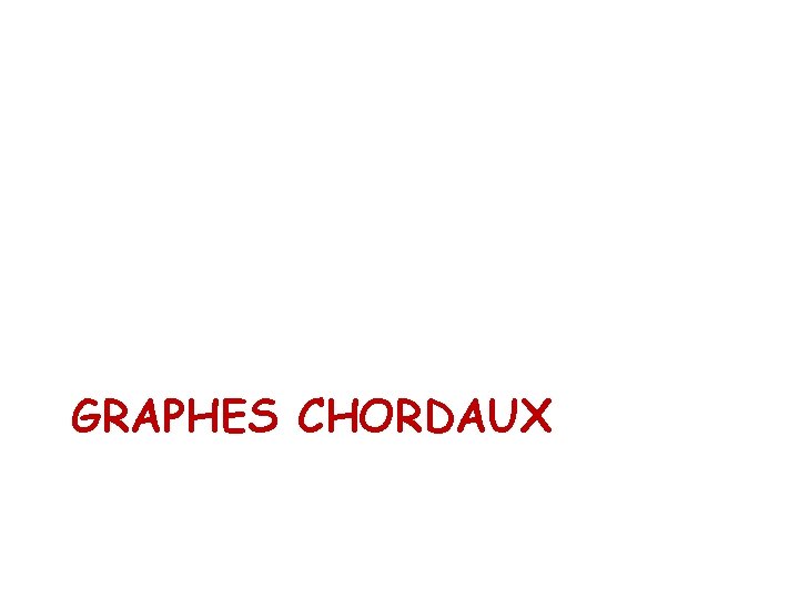 GRAPHES CHORDAUX 