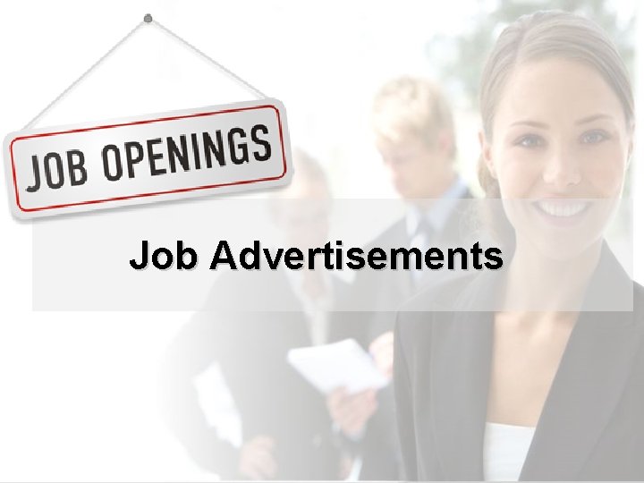 Job Advertisements 