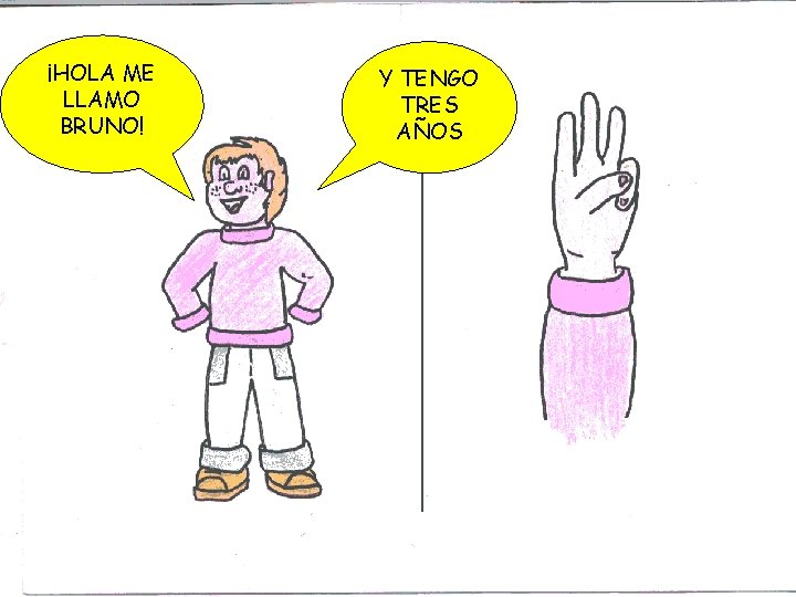 ¡HOLA ME LLAMO BRUNO! Y TENGO TRES AÑOS 