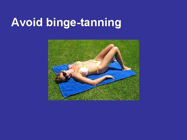 The Health Effects of Sunbeds and how to