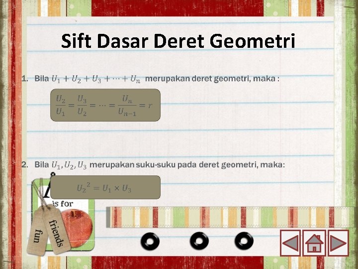 Sift Dasar Deret Geometri 