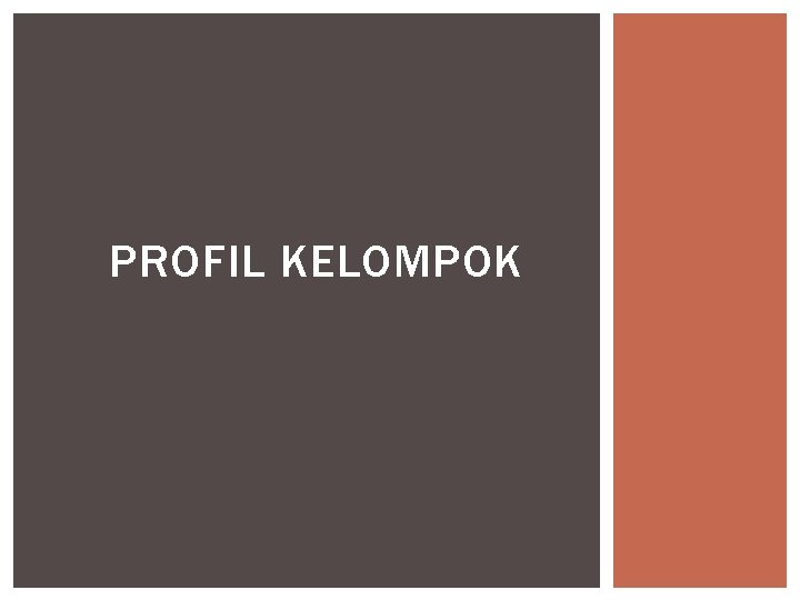 PROFIL KELOMPOK 