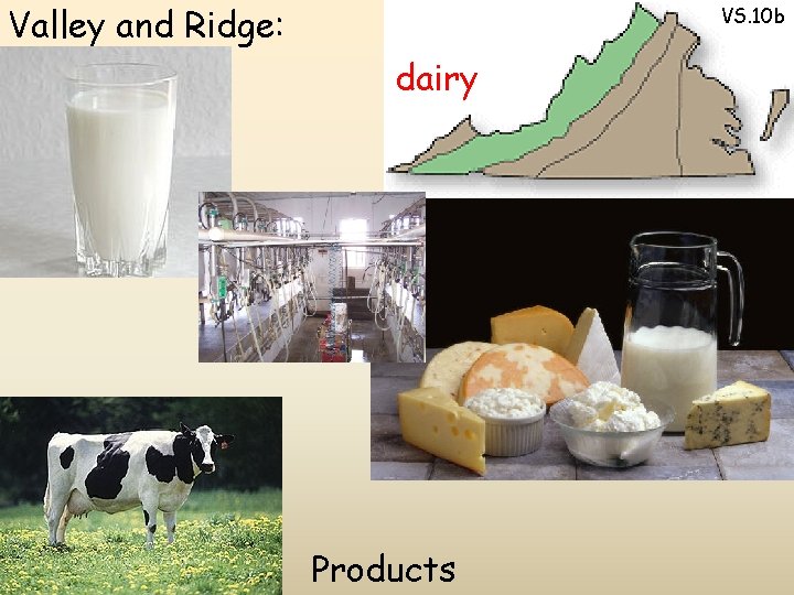 Valley and Ridge: VS. 10 b dairy Products 