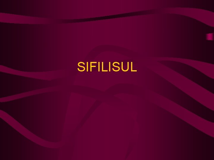 SIFILISUL 