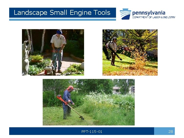 Landscape Small Engine Tools PPT-115 -01 28 