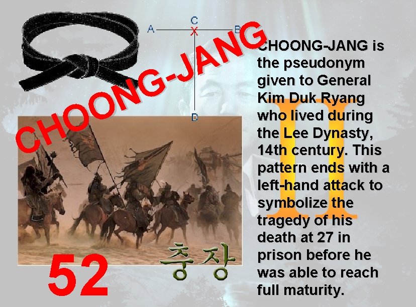 CHOONG-JANG is G N the pseudonym A J given to General G Kim Duk