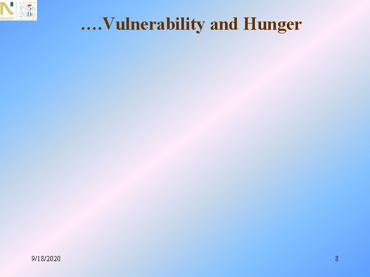 …. Vulnerability and Hunger 9/18/2020 8 
