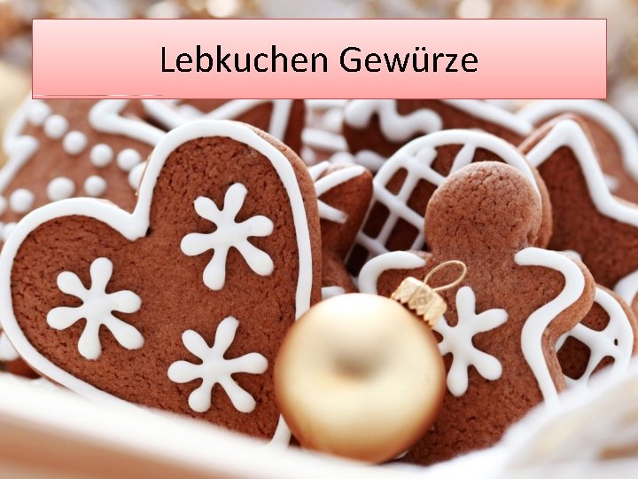 Lebkuchen Gewürze 