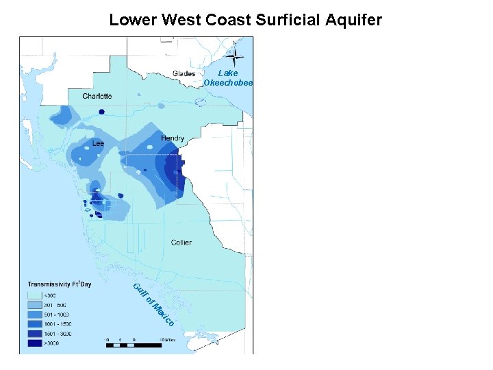 Lower West Coast Surficial Aquifer Lake Okeechobee o ic ex f. M fo ul