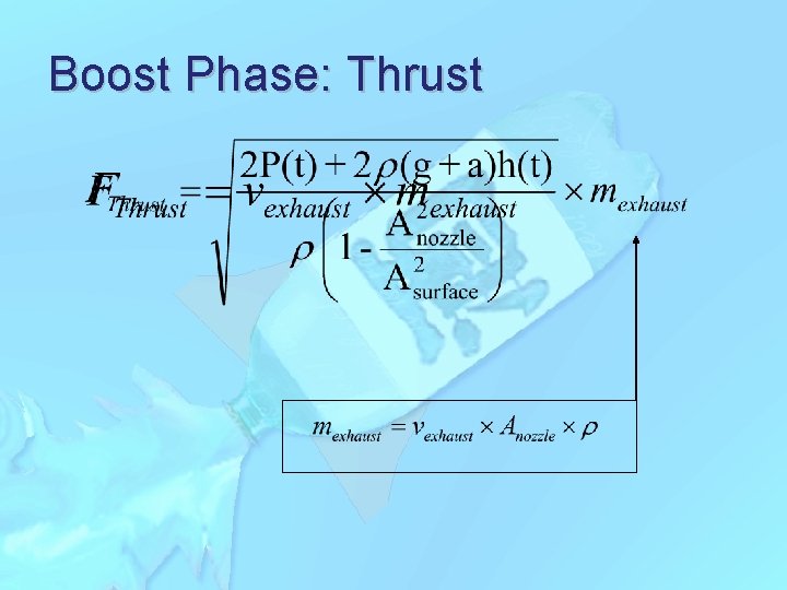 Boost Phase: Thrust 