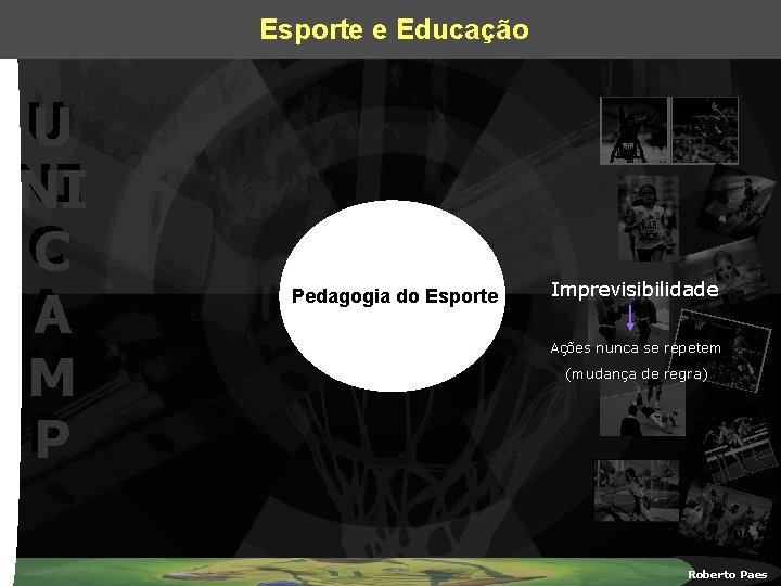 Esporte e Educação U U NI NI C C A A M M P