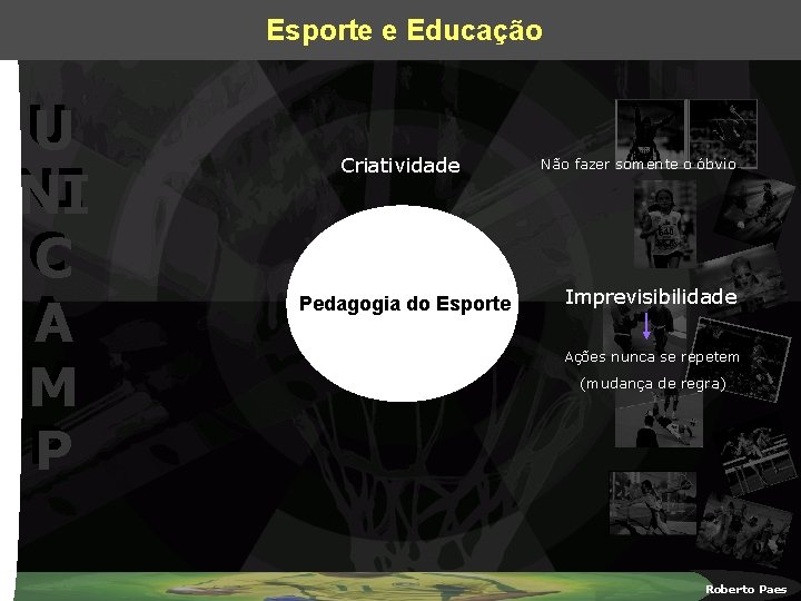 Esporte e Educação U U NI NI C C A A M M P