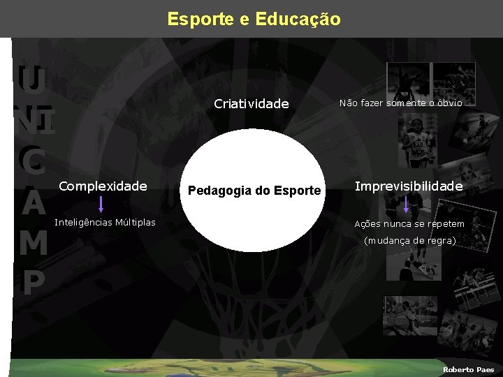 Esporte e Educação U U NI NI C C A A M M P