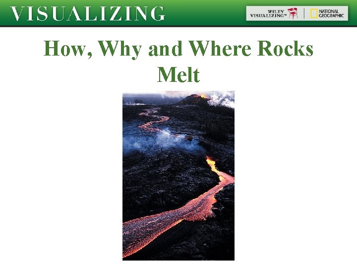 How, Why and Where Rocks Melt 