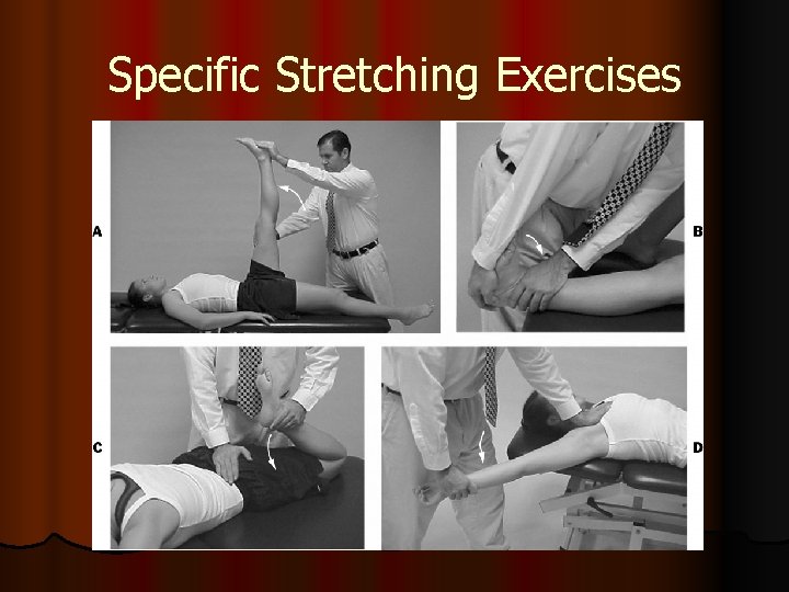 Specific Stretching Exercises 
