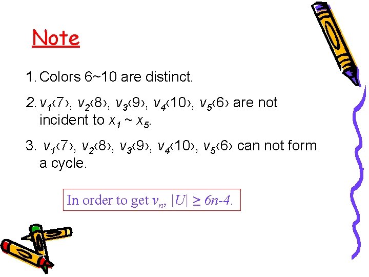 Note 1. Colors 6~10 are distinct. 2. v 1‹ 7›, v 2‹ 8›, v