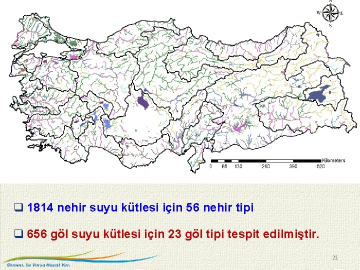 q 1814 nehir suyu kütlesi için 56 nehir tipi q 656 göl suyu kütlesi