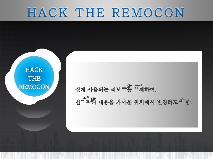 HACK THE REMOCON 