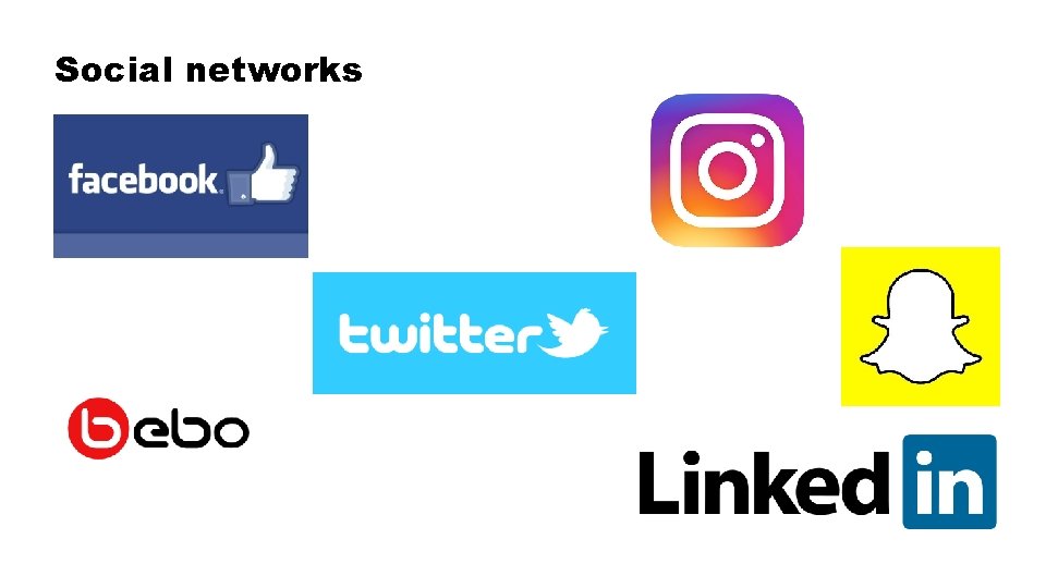 Social networks. Digitalisation: Social networks 