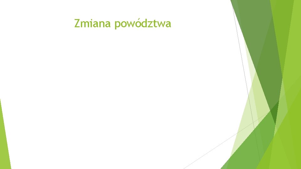 Zmiana powództwa 