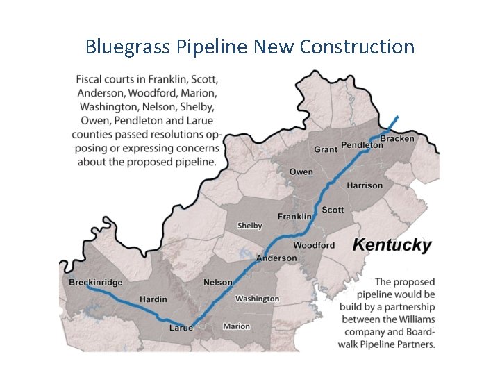 Bluegrass Pipeline New Construction 