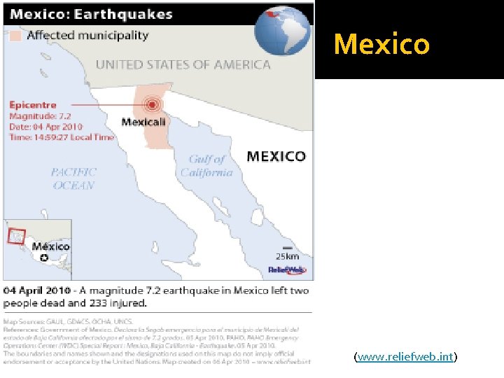 Mexico (www. reliefweb. int) 