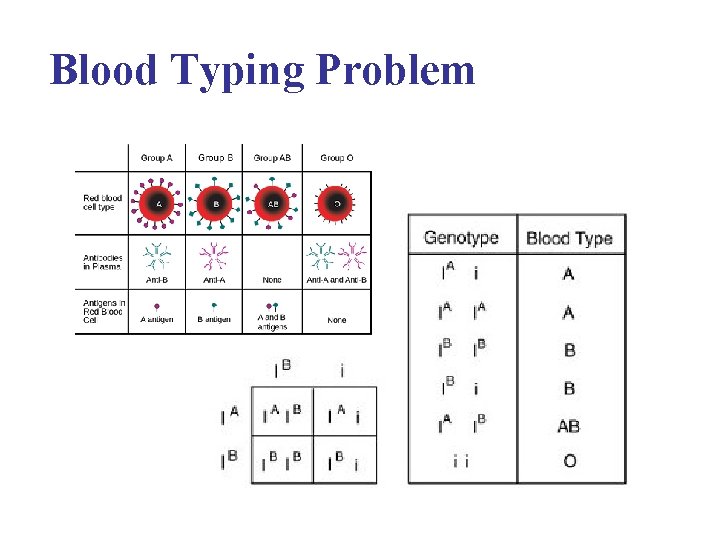 Blood Typing Problem 