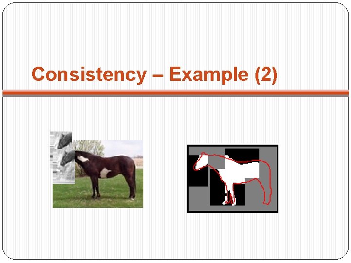 Consistency – Example (2) 
