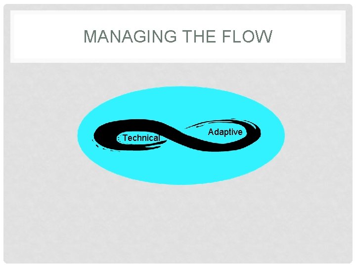 MANAGING THE FLOW Technical Adaptive 