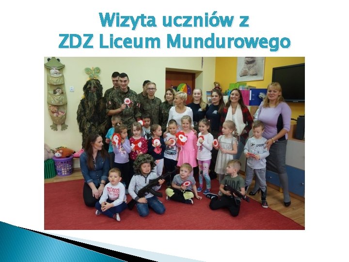 Wizyta uczniów z ZDZ Liceum Mundurowego 