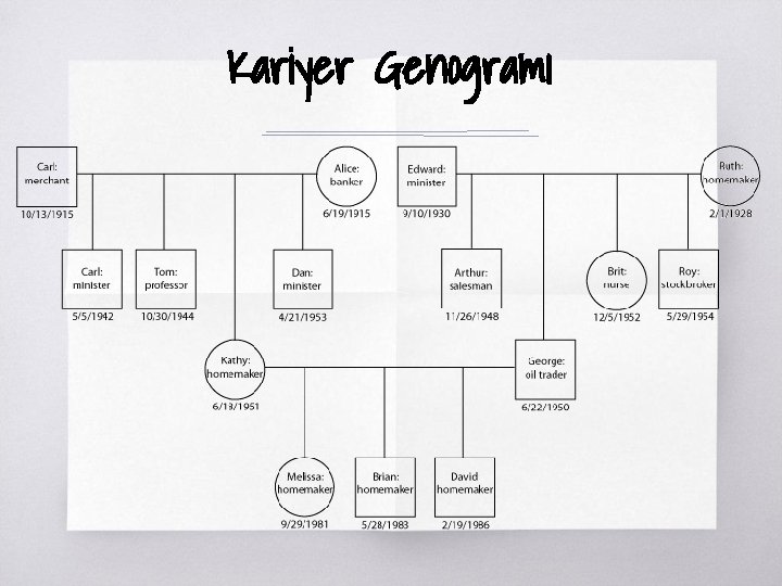 Kariyer Genogramı 