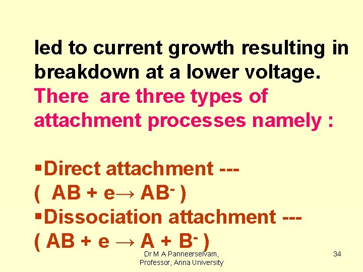 led to current growth resulting in breakdown at a lower voltage. There are three