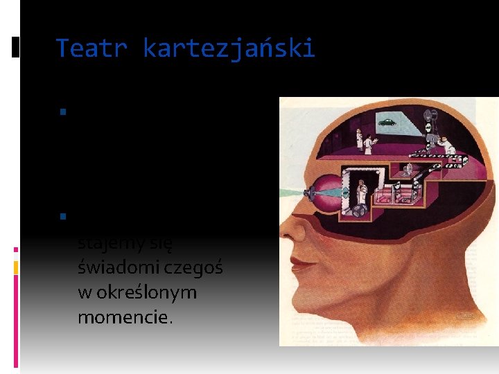 Teatr kartezjański Idea, że stan staje się świadomy po przekroczeniu pewnej ścisłej granicy. Wydaje