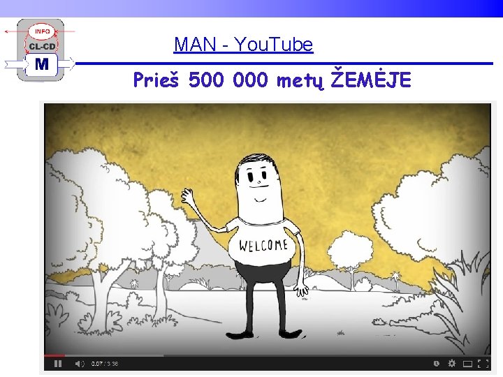 MAN - You. Tube Prieš 500 000 metų ŽEMĖJE 