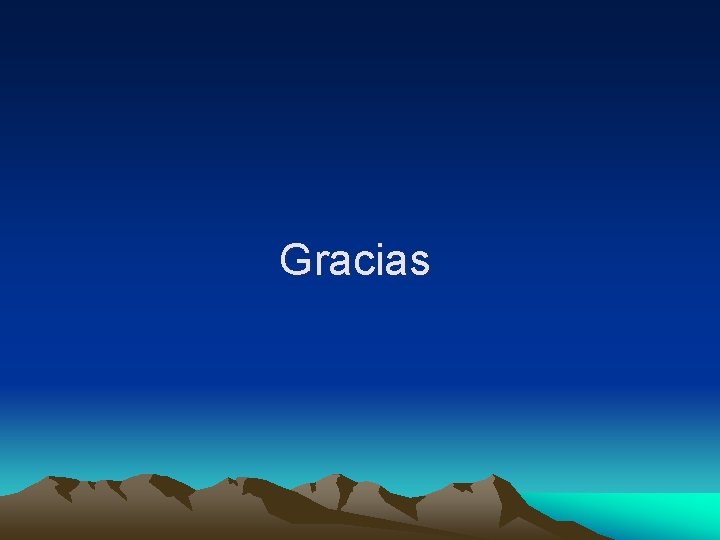 Gracias 